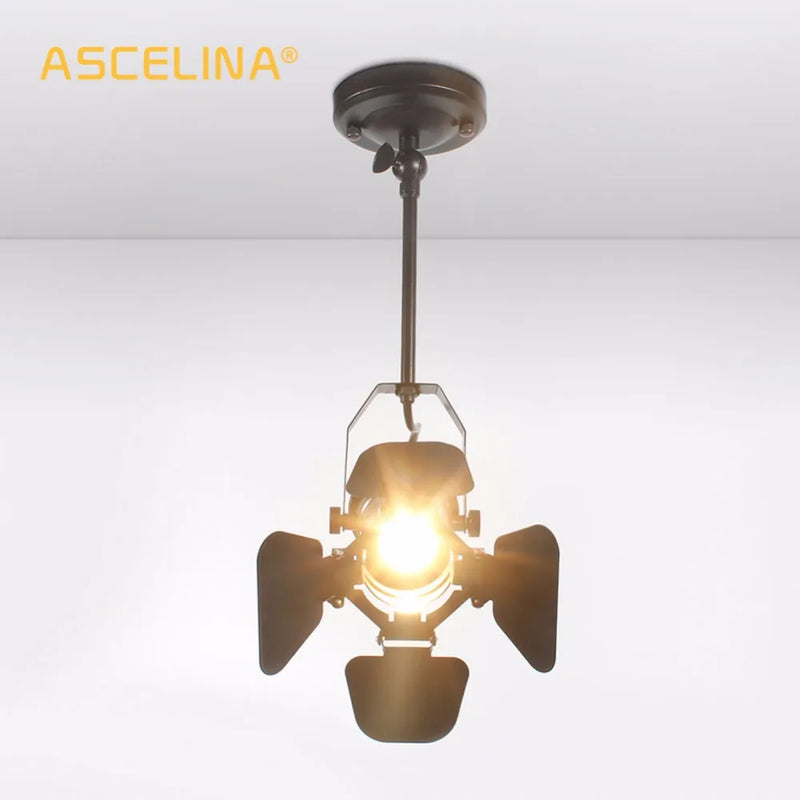 Afralia™ Industrial Retro Ceiling Lamp American Loft Style E27 for Home Decor