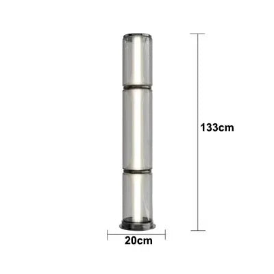 Afralia™ Modern Glass LED Floor Lamp for Home Decoration and Indoor Lighting