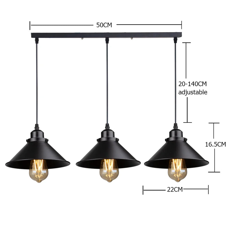 Afralia™ Antique Brass Kitchen Pendant Light | Hanging Ceiling Fixture for Dining Room