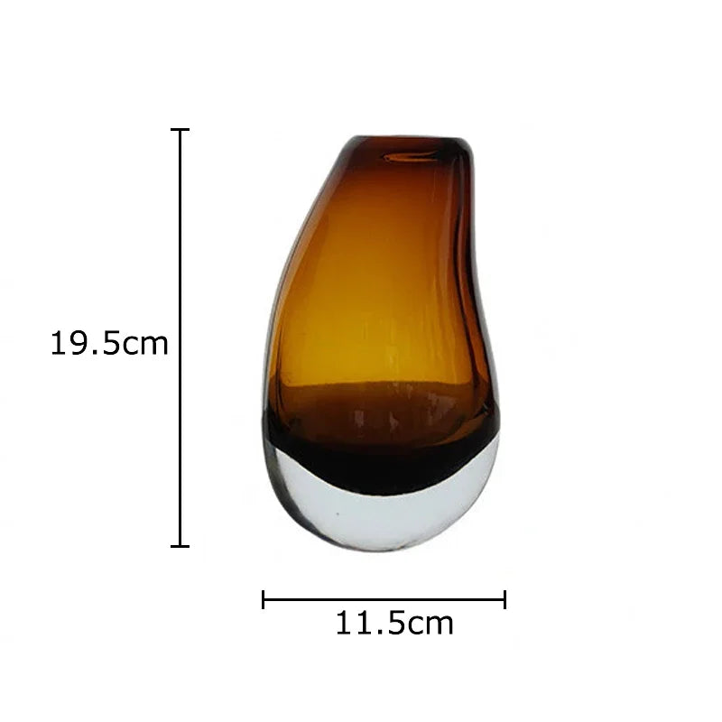 Afralia™ Double Glass Vase Hydroponic Flower Pot: Desk Decor, Floral Arrangement Aesthetics