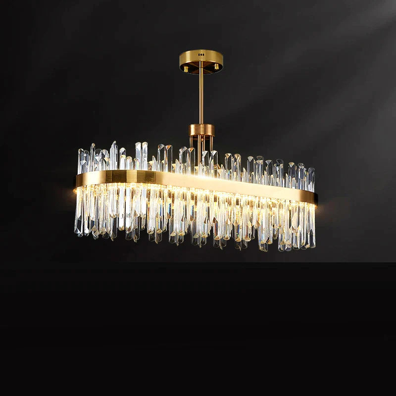 Afralia™ Crystal Chandeliers: Round LED Luxury Ceiling Pendant Lights for Elegant Home Decor.