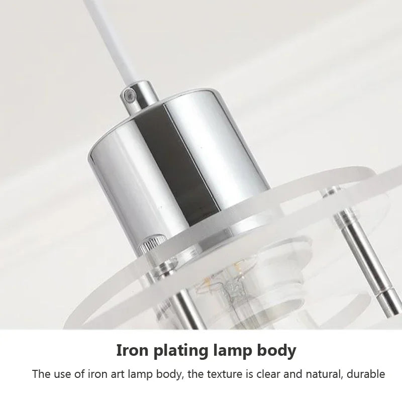 Afralia™ Modern LED Pendant Light | Acrylic Macaron Hanging Lamp