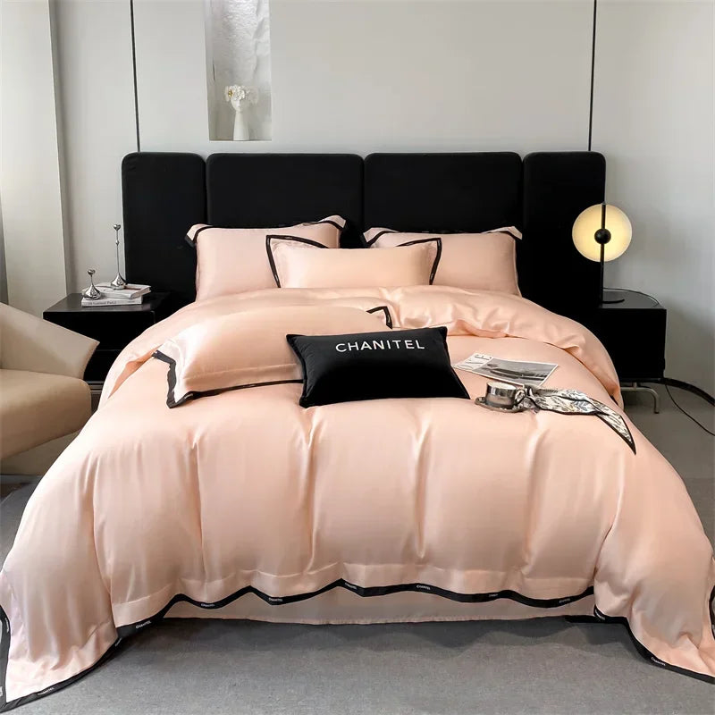 Afralia™ Svetanya 60S Lyocell Bed Linens Set - Twin Queen King Size