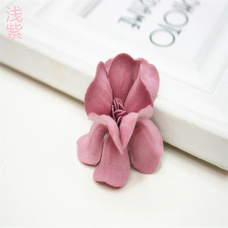 Afralia™ Microfiber Lantern Flower DIY Hair Accessories - Set of 10