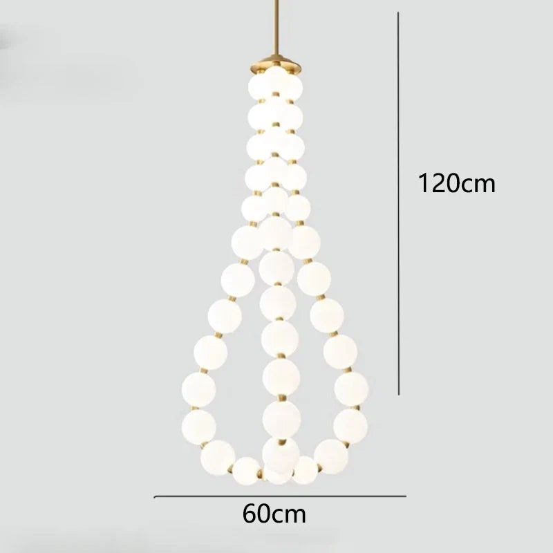 Afralia™ Nordic Home Stair Chandelier Living Dining Pendant Ceiling Indoor Lighting
