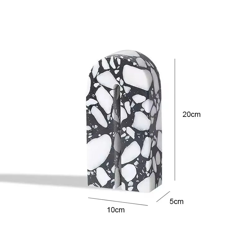 Afralia™ Archway Terrazzo Sculpture for Home Decor