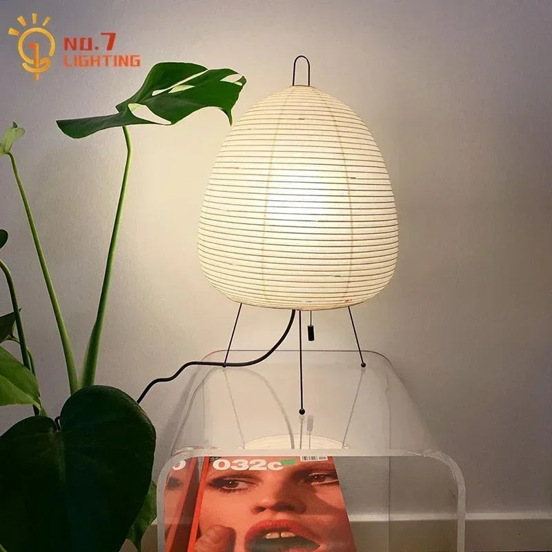 Afralia™ Wabi-sabi Rice Paper LED Floor Lamp for Home Decor and Lighting