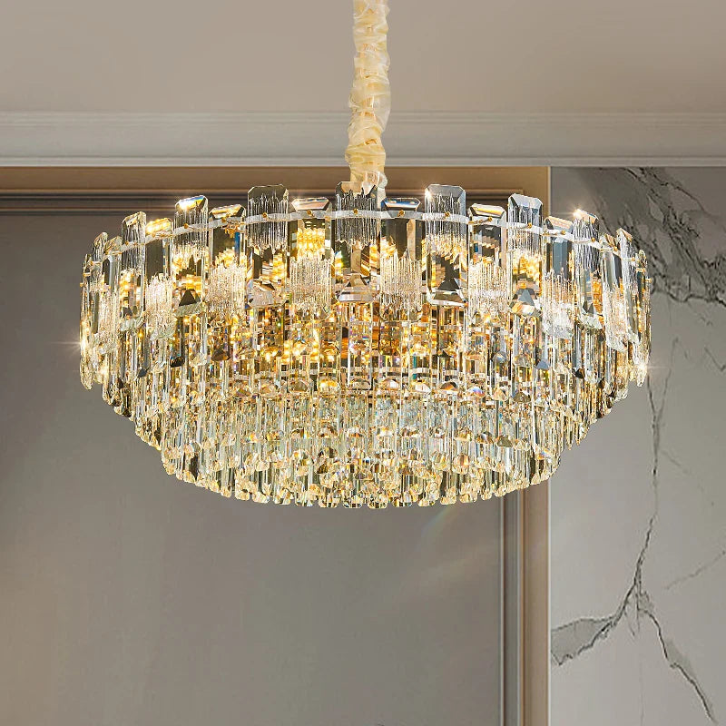 Afralia™ Crystal Light Chandelier: Luxury European Livingroom Lamp 2024 Collection