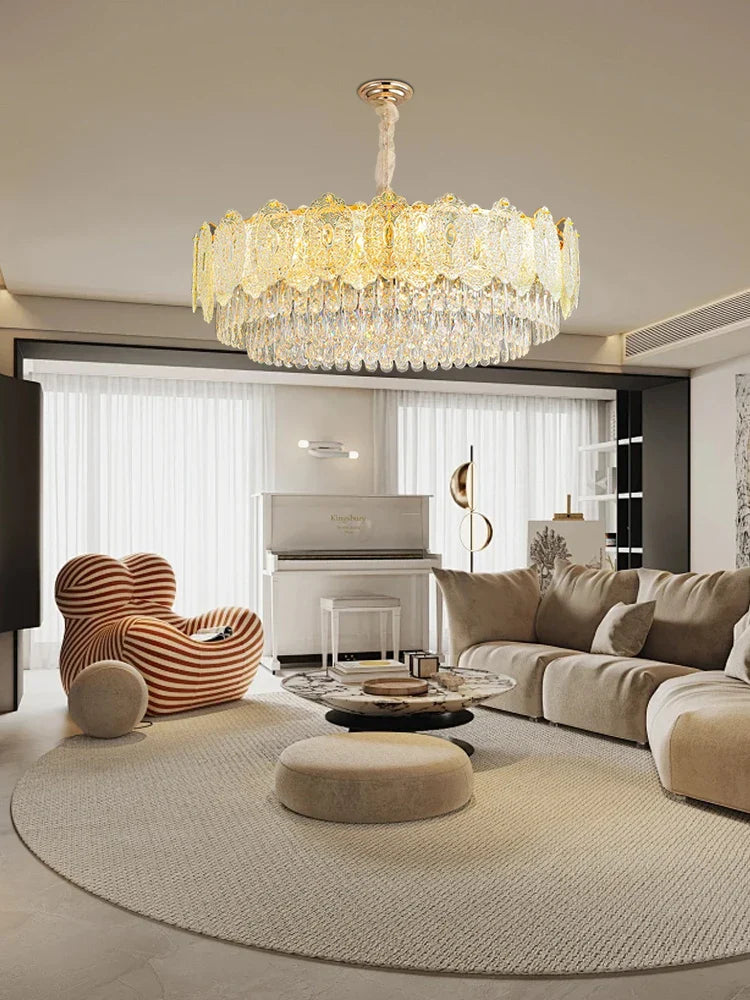 Afralia™ Luxury Crystal Chandelier Lighting for Modern Dining Room Decor