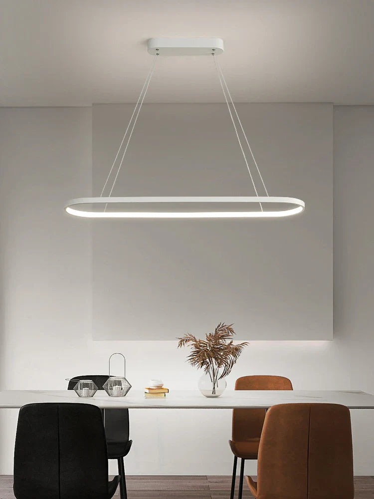 Afralia™ Modern LED Chandeliers for Kitchen Dining Living Room Ceiling Pendant Light