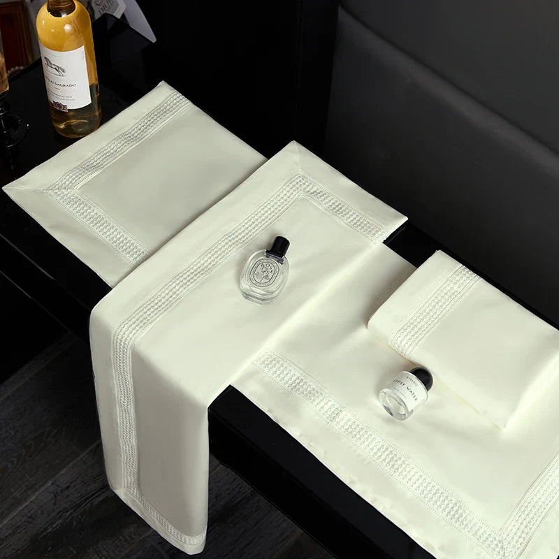 Afralia™ Egyptian Cotton Duvet Cover Set, 1000TC Bedding: Quilt Cover, Sheet, Pillowcases