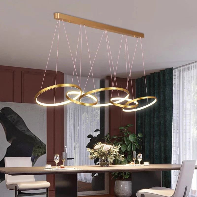 Afralia™ Modern LED Pendant Light Chandeliers for Living Room and Dining Room