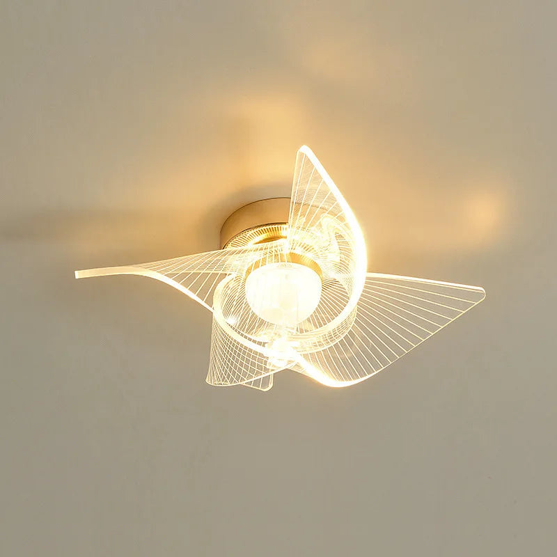 Afralia™ Gold Acrylic LED Ceiling Light - Modern Nordic Style Lighting for Home Decor