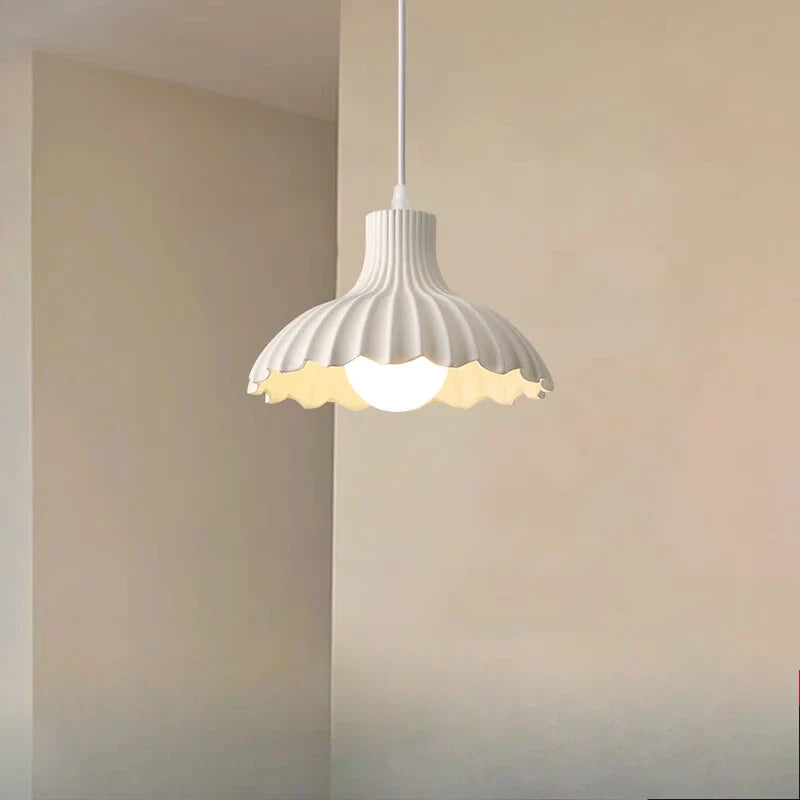 Afralia™ Modern Minimalist Kitchen Dining Table with Japanese Ceramic Pendant Light
