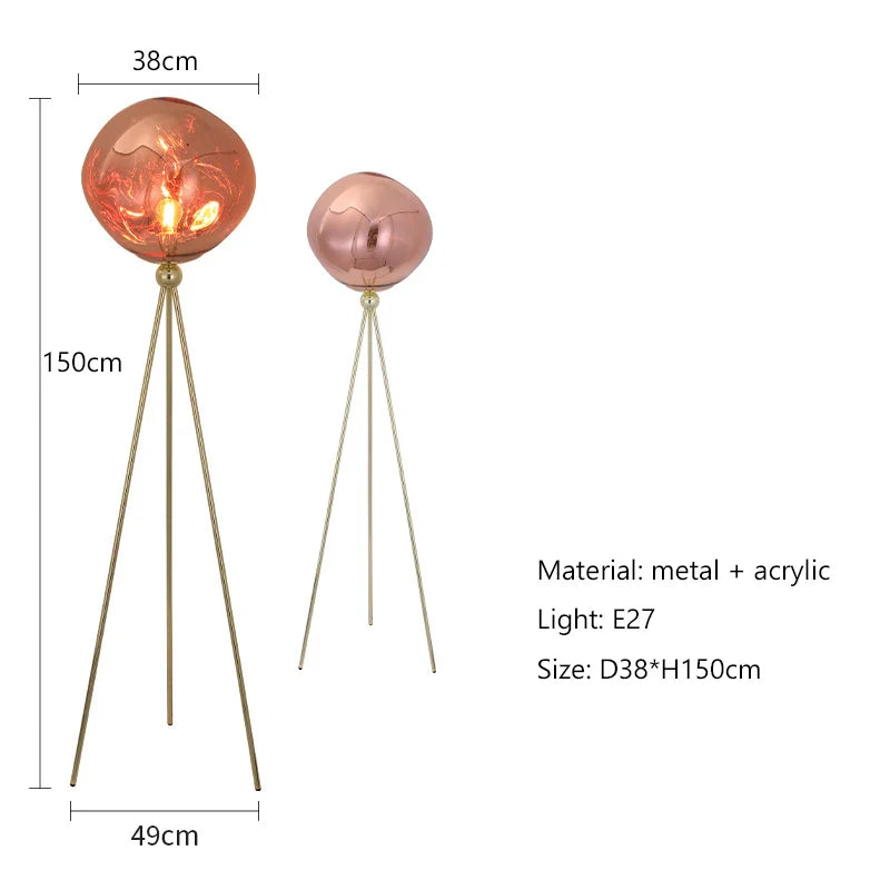 Afralia™ Nordic Style LED Lava Floor Lamp for Living Room Bedroom Decor