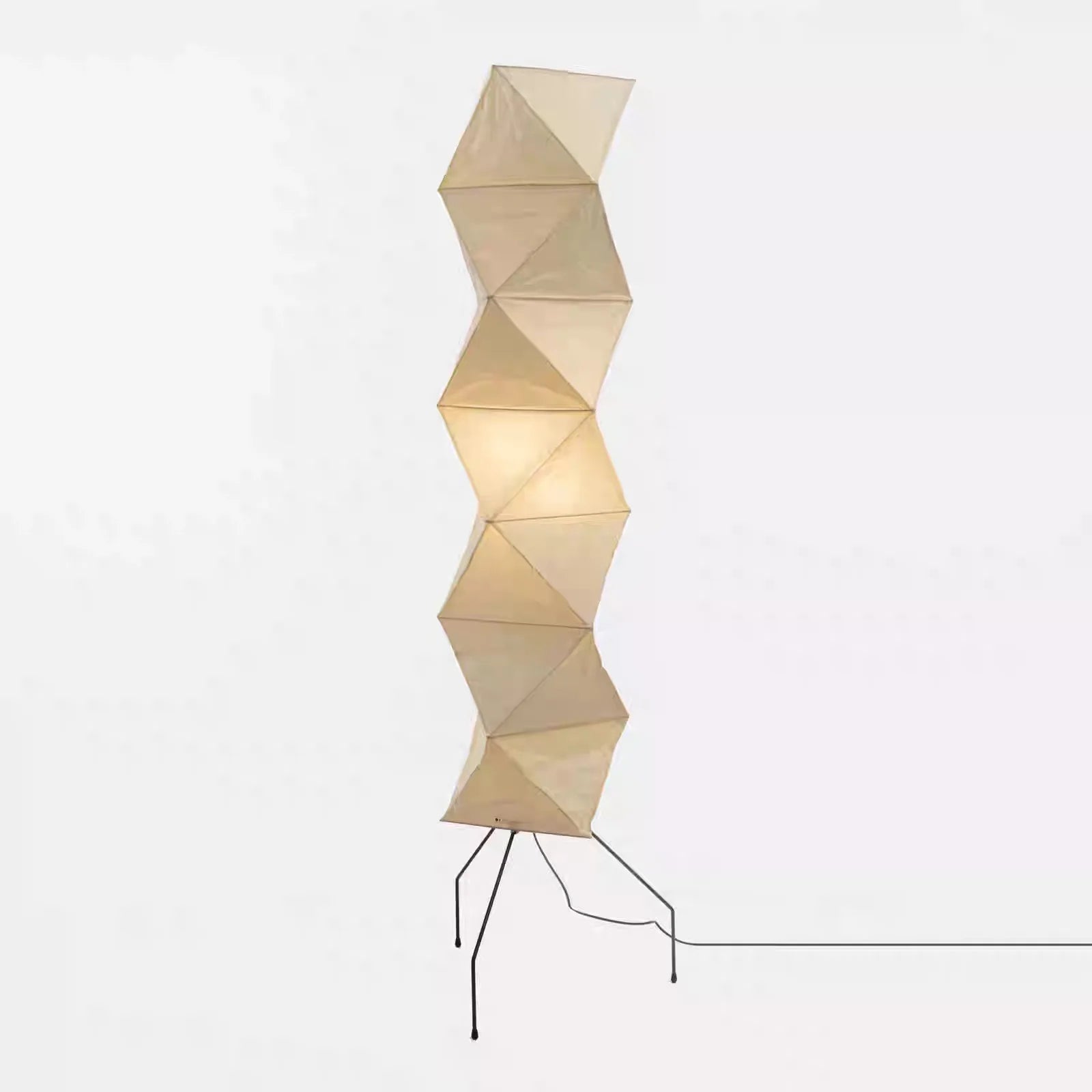 Afralia™ Akari Noguchi Floor Lamp LED E27 Rice Paper Standing Art Decor Living Room
