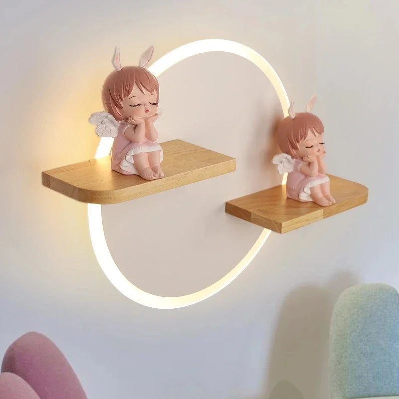 Afralia™ LED Wall Lamp: Modern Nordic Design for Children's Room, Bedroom, Living Room