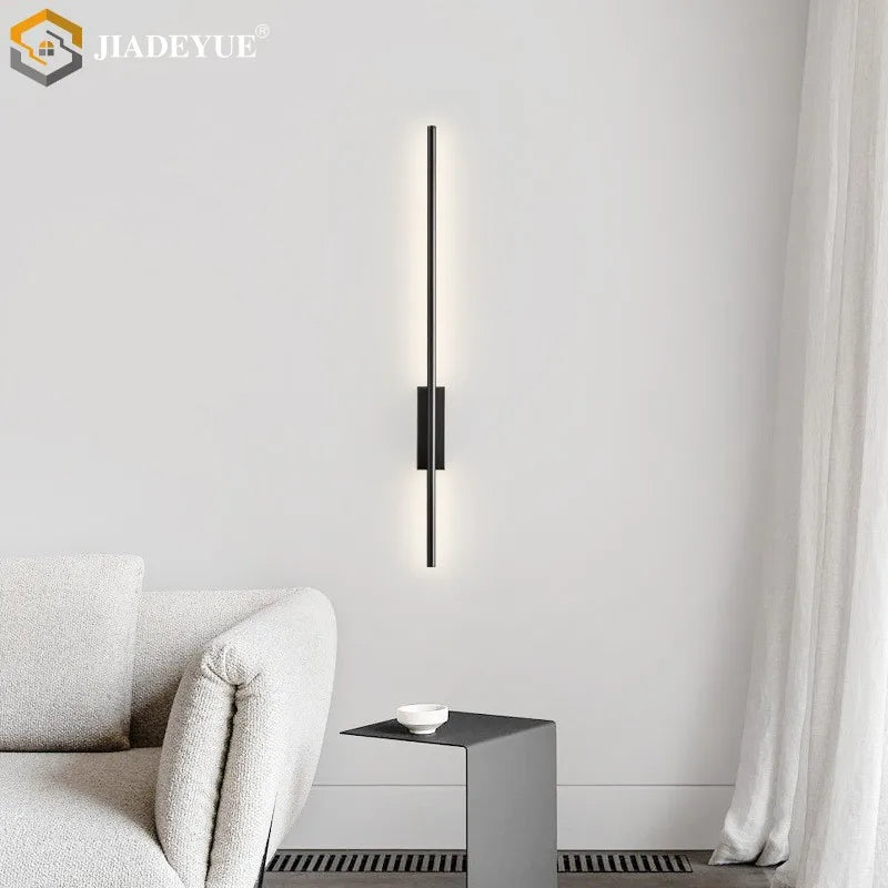 Afralia™ LED Strip Copper Wall Lamp for Living Room Bedroom Corridor Hallway