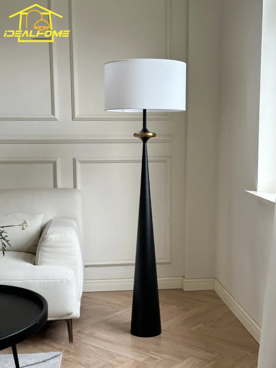 Afralia™ LED Iron Art Floor Lamp | Wabi-sabi Minimalist Design for Living Room, Bedroom