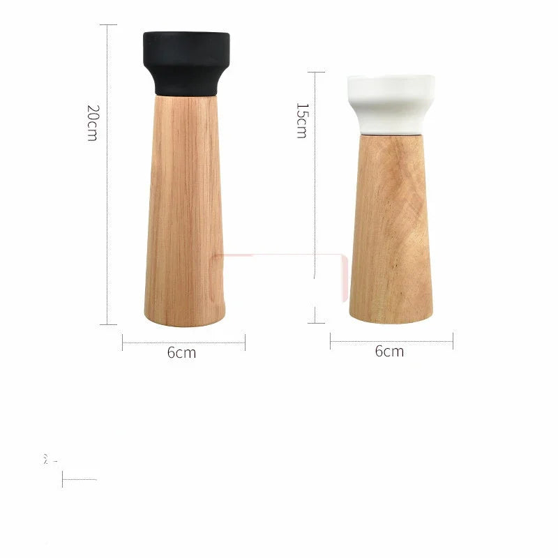 Afralia™ Salt Pepper Grinder Transparent Ceramic Core Seasoning Bottle Kitchen Tool