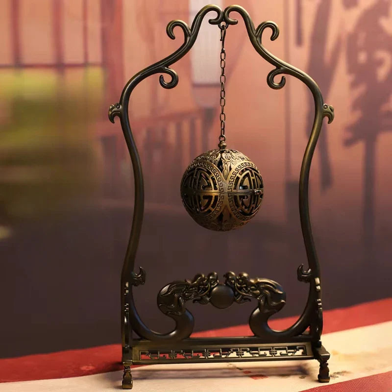 Afralia™ Dragon Alloy Incense Burner: Zen Home Decor & Christmas Gift