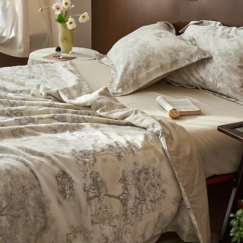 Afralia™ Floral Comforter: Ultra Soft & Breathable Summer Quilt - Top Quality & Stylish