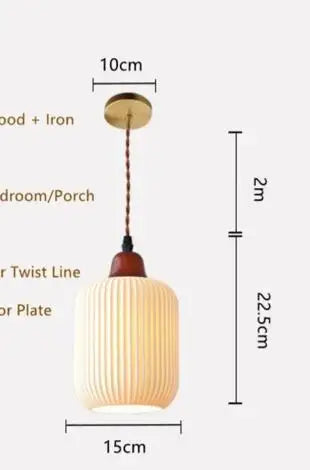 Afralia™ Green Glass Pendant Light for Bedroom Dinning Living Room