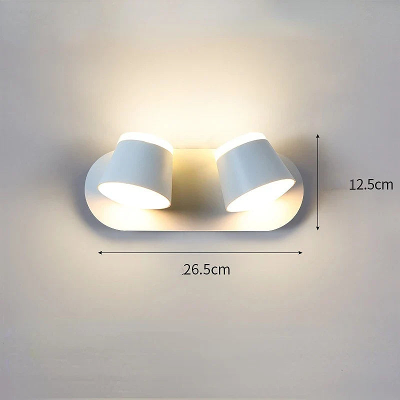 Afralia™ Nordic LED Wall Lamp for Bedroom Study Living Room Indoor Sconce Lighting