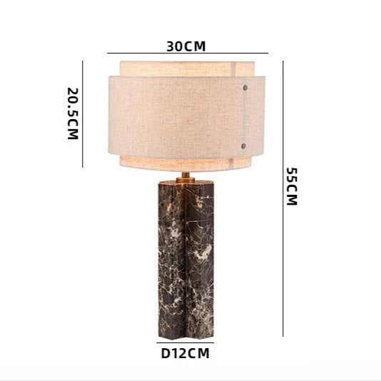 Afralia™ Marble Table Lamp LED E27 Modern Minimalist Design