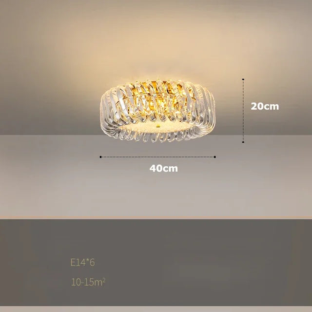 Afralia™ Modern Crystal LED Chandelier for Living Room and Bedroom Ceiling Lighting