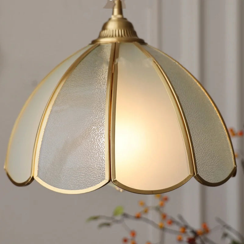 Afralia™ Glass LED Pendant Lamp Adjustable Loft Kitchen Light Fixture