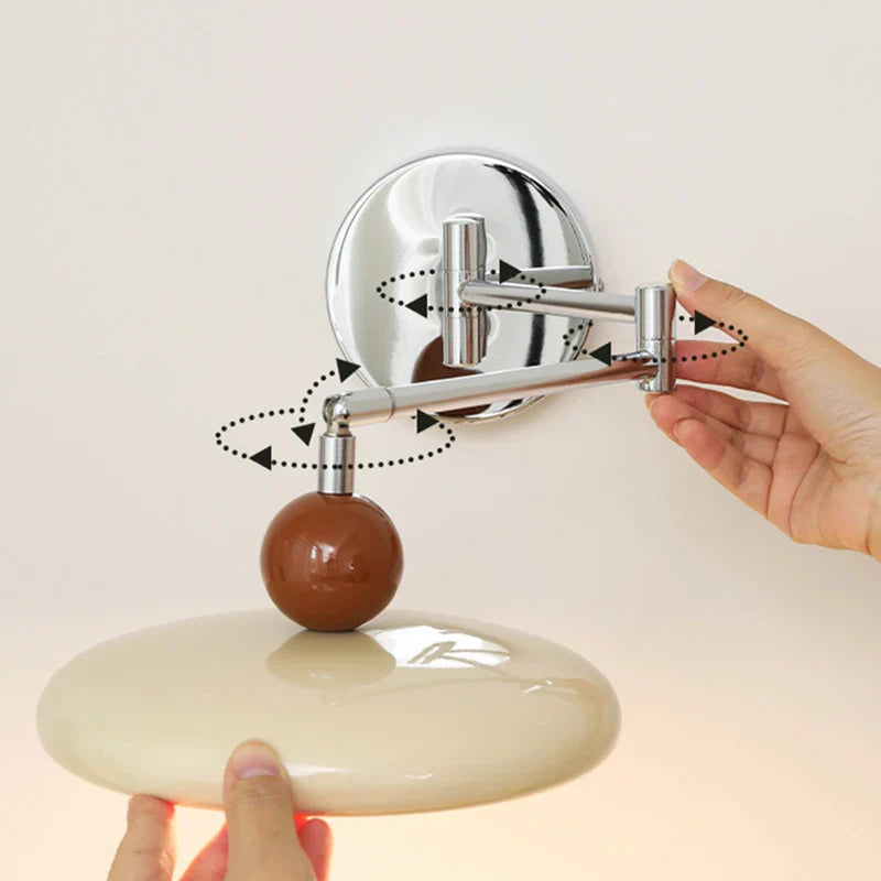 Afralia™ Iron Wall Light: Modern Rotatable LED Wall Lamp for Bedroom Lighting