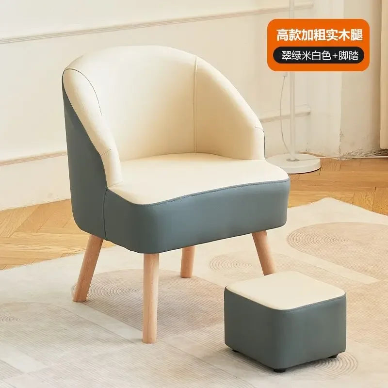 Afralia™ Leisure Single Sofa Chair for Living Room, Bedroom, Balcony, Hotel, Lounge - Cozy Guest Seating