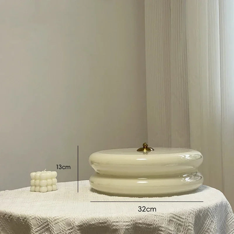 Afralia™ Glass Ceiling Bauhaus Down Light for Living Room, Dining Room, Bedroom