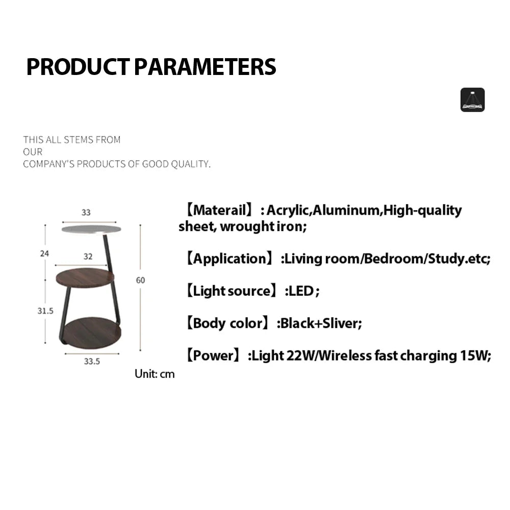 Afralia™ LED Wood Shelf Floor Lamp for Bedroom Living Study Room