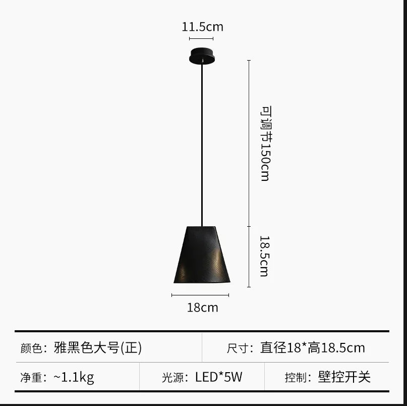 Afralia™ Nordic Wood Bedside Lamp LED Chandelier for Bedroom, Restaurant, and Bar Table