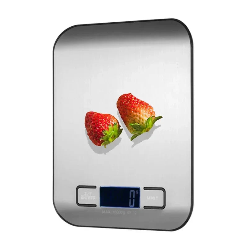 Afralia™ Kitchen Scale: LCD Display Stainless Steel Electronic Food Postal Balance