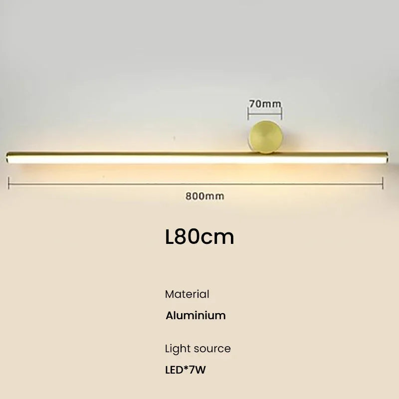 Afralia™ Tube Gold Linear Pendant Light Chandelier for Kitchen Hotel Staircase