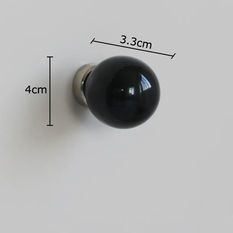 Afralia™ Ceramic Magnetic Wall Hook Clothing Rack