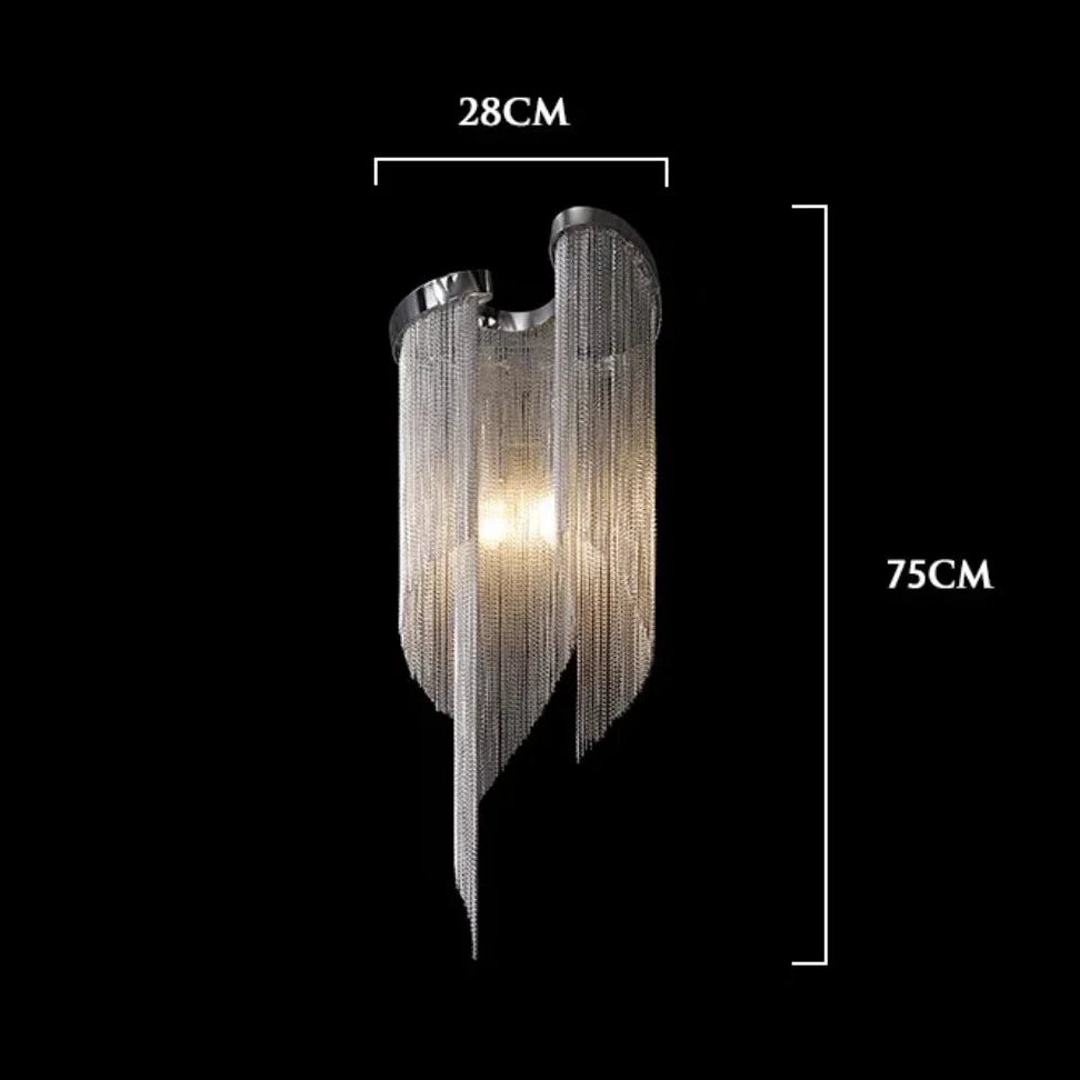 Afralia™ Gray Glass Wall Lamp - Modern Living Room Decor Sconce Light