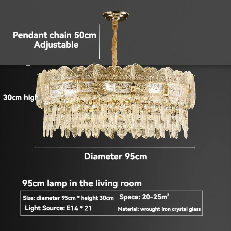 Afralia™ Gold Butterfly Crystal Chandelier: Luxury Ceiling Pendant for Living & Dining Rooms