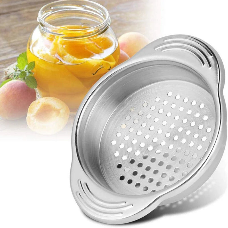 Afralia™ Stainless Steel Can Strainer and Tuna Press - Easy Clean Food Sieve