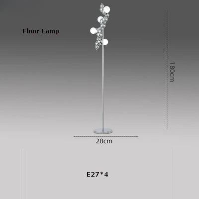 Afralia™ Modern LED Glass Globe Pendant Light, Dining Room Hanging Ceiling Fixture.