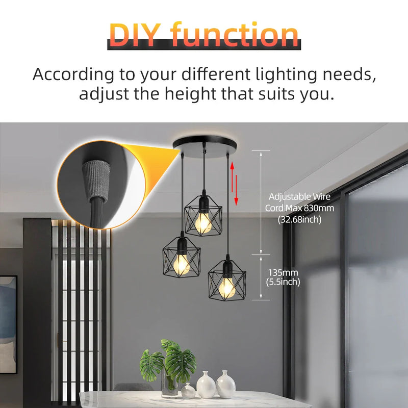 Afralia™ LED Ceiling Lamp - Modern Hanging Light Fixture for Kitchen Dining Room