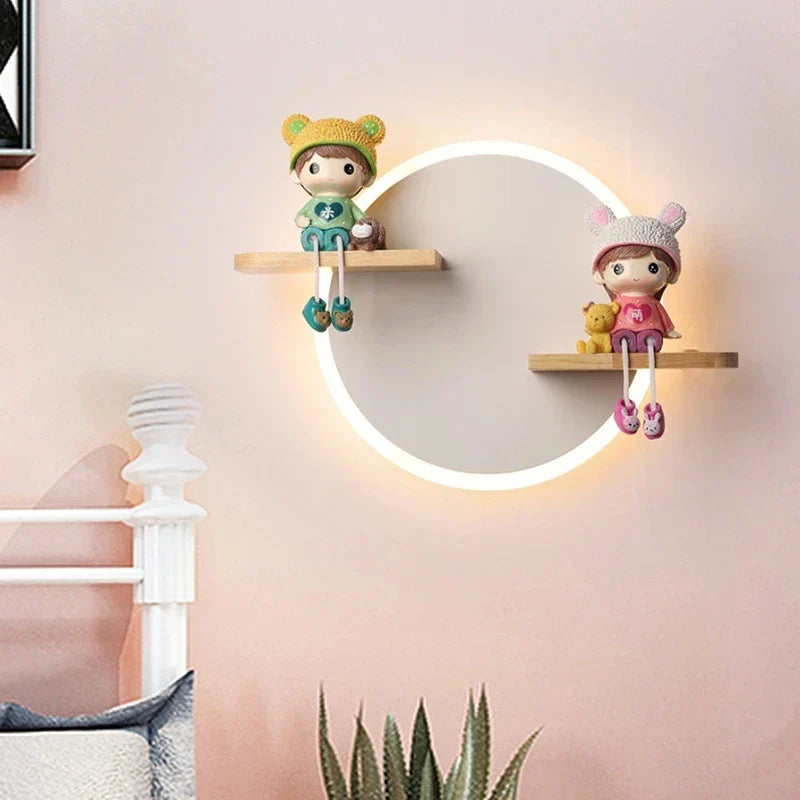 Afralia™ LED Wall Lamp: Modern Nordic Design for Children's Room, Aisle, Bedroom, Living Room