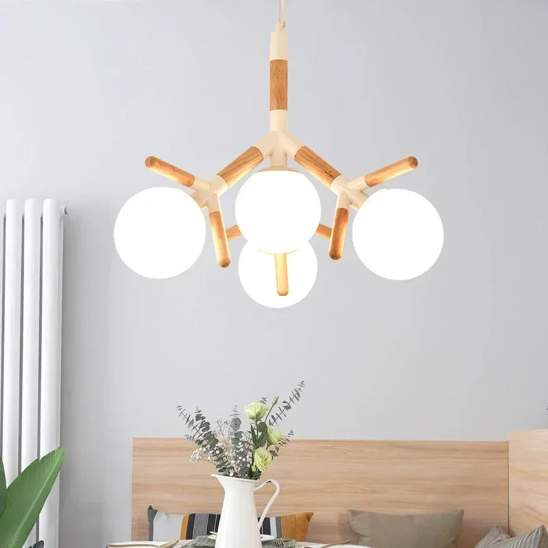 Afralia™ LED Chandelier: Modern Home Decor Hanging Light Fixture for Living Room, Restaurant, Kitchen