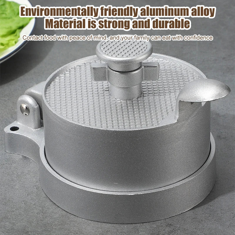 Afralia™ Hamburger Press - Aluminum Meat Press Tool for Homemade Beef Patties
