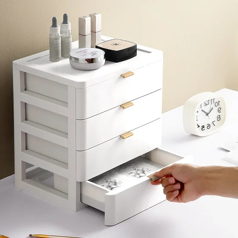 Afralia™ Desktop Organizer Drawer Cosmetic Rack Jewelry Storage Box