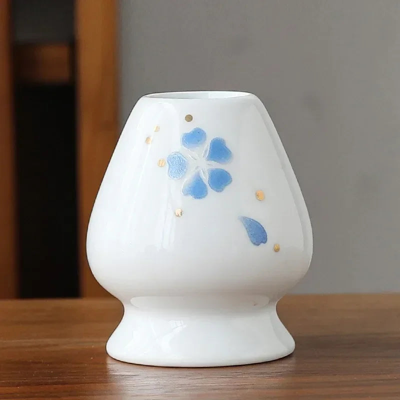 Afralia™ Ceramic Matcha Whisk Holder Stand for Tea Ceremony and Dining Room