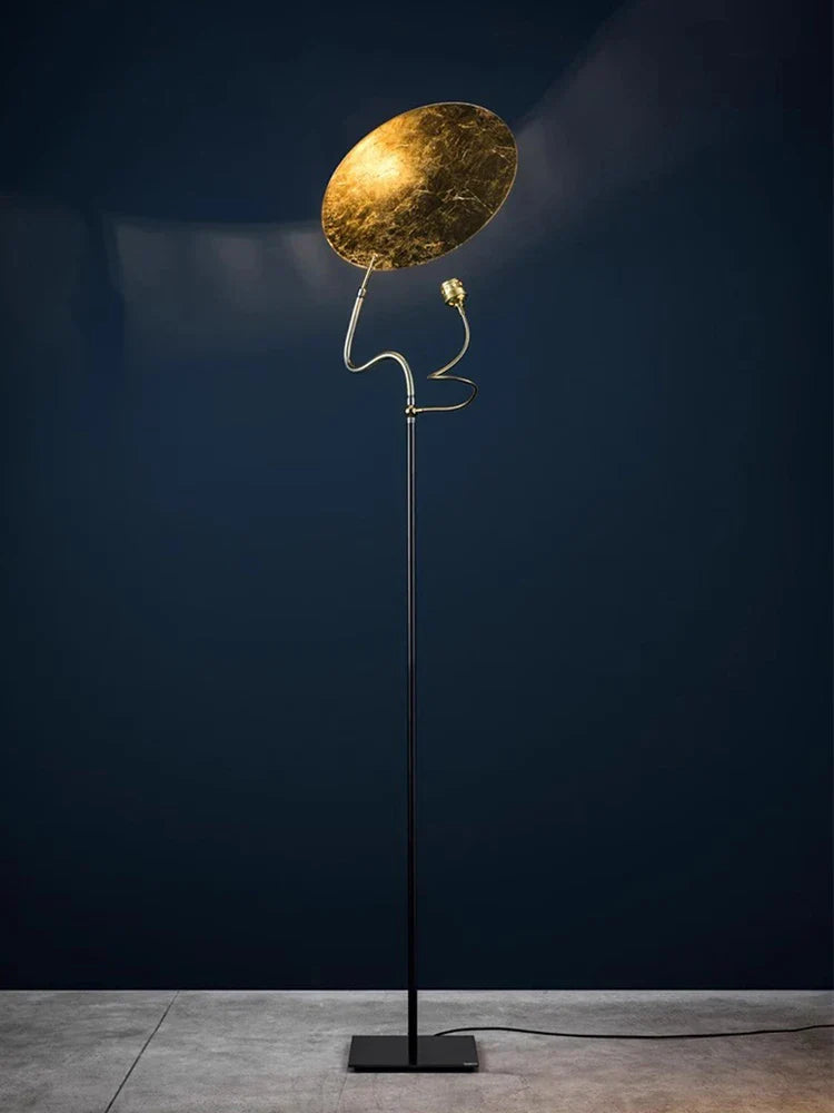 Afralia™ Gold Foil Pendant LED Chandelier, Modern Italian Design for Villas